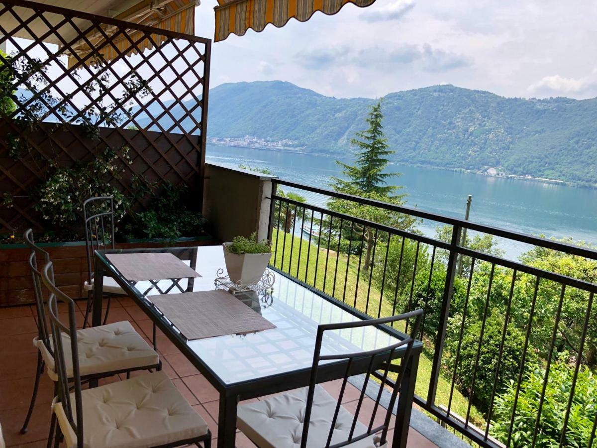 Appartamento Con Bellissima Vista Campione dʼItalia Exteriör bild