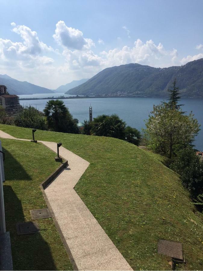 Appartamento Con Bellissima Vista Campione dʼItalia Exteriör bild