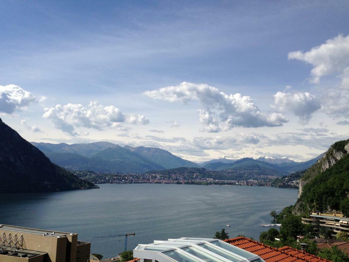 Appartamento Con Bellissima Vista Campione dʼItalia Exteriör bild